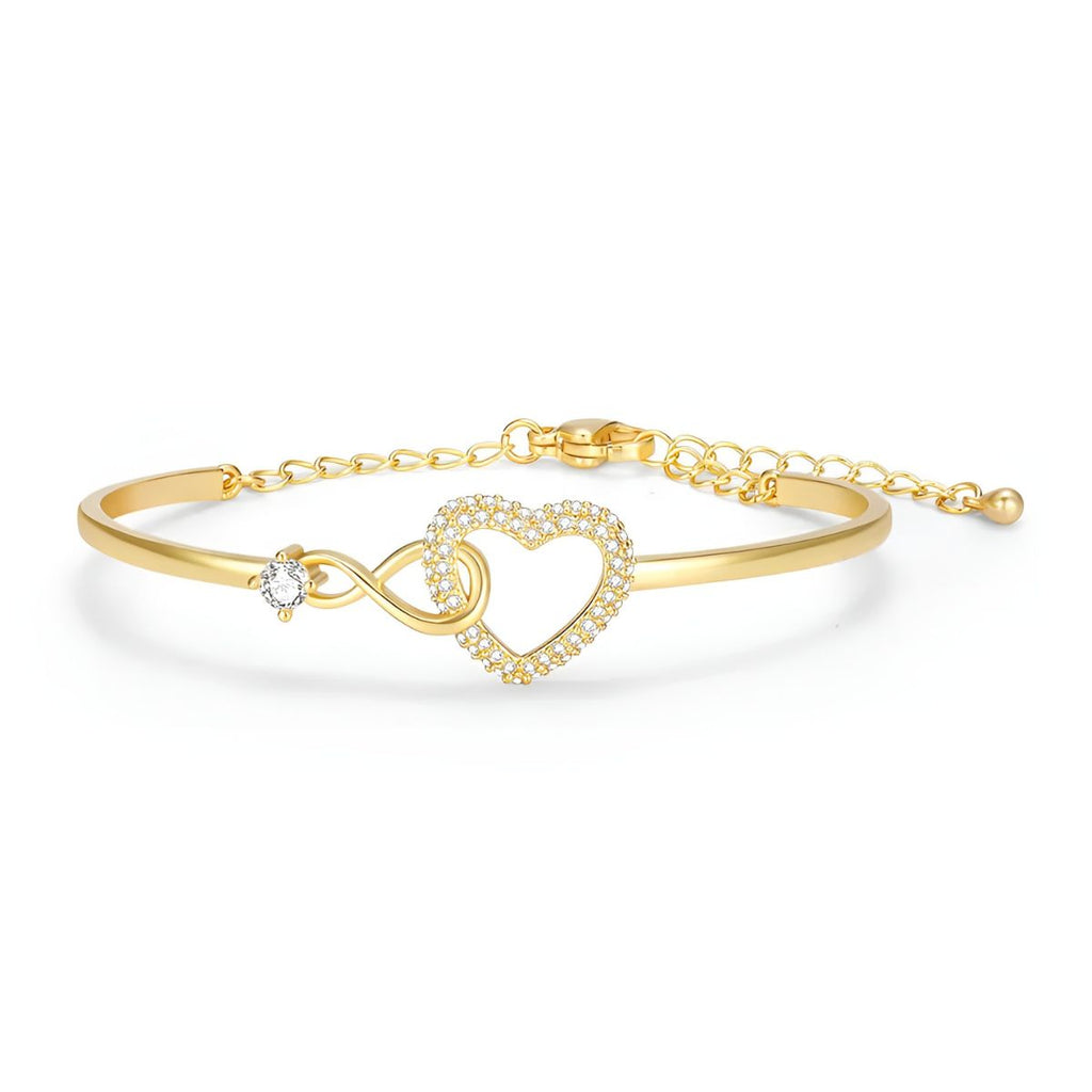 Soultie™ – Colgante con corazón “Amor eterno” | Pulsera para madre e hija