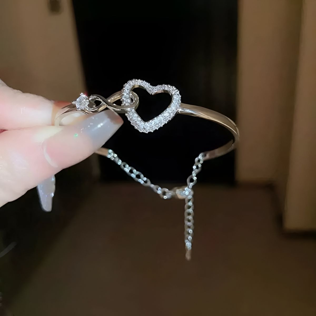 Soultie™ – Colgante con corazón “Amor eterno” | Pulsera para madre e hija