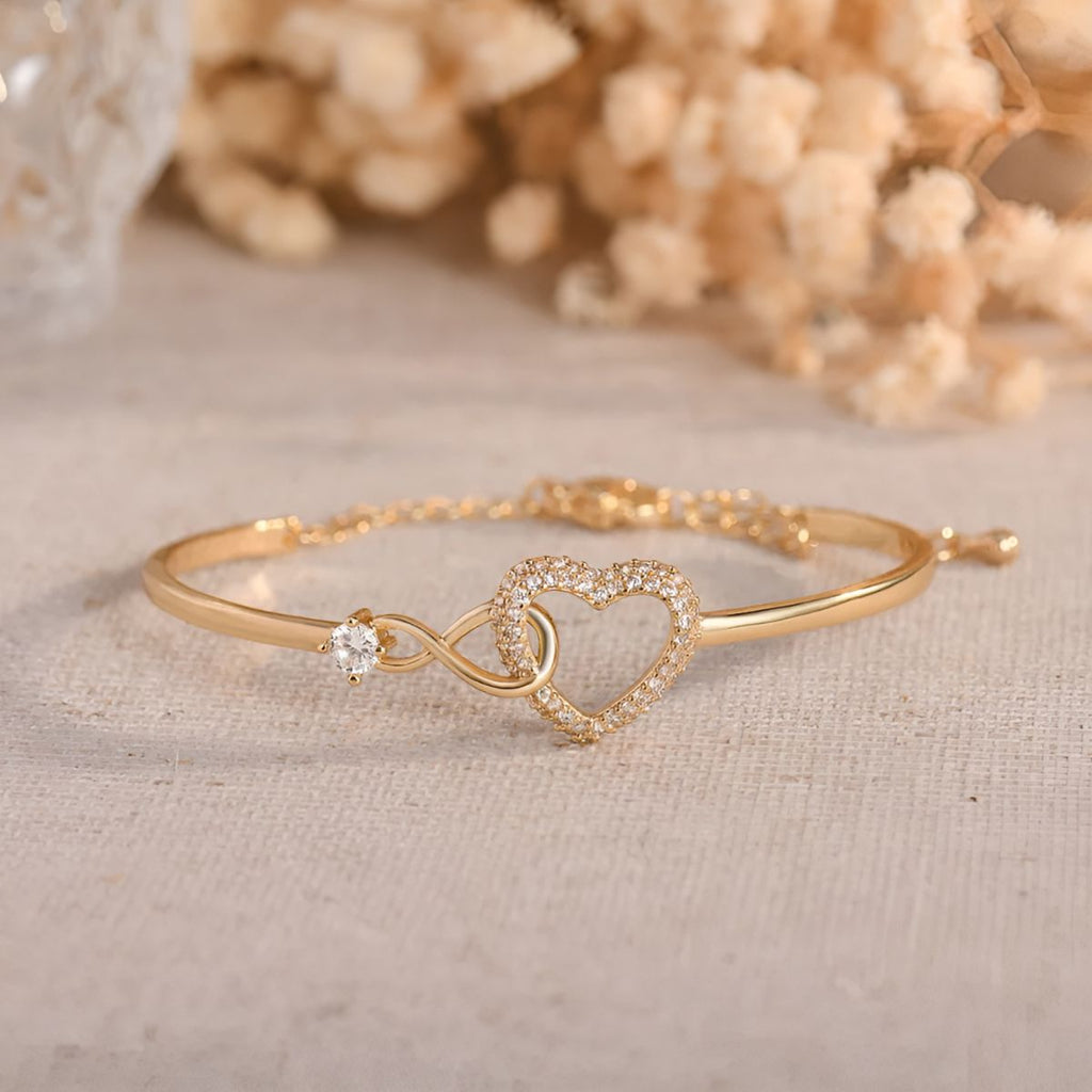 Soultie™ – Colgante con corazón “Amor eterno” | Pulsera para madre e hija